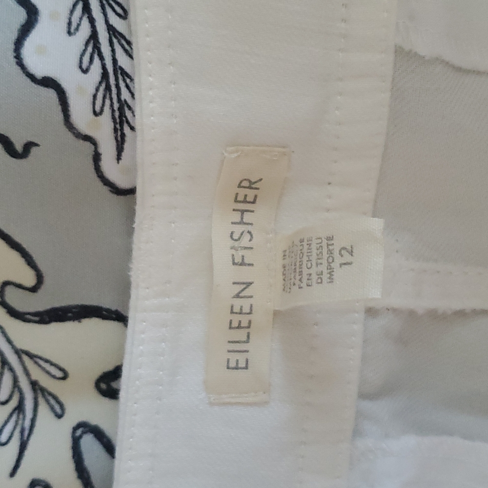 Eileen Fisher 100% organic cotton  pants